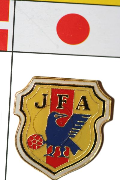 JAPAN FIFA WORLD CUP SOCCER LAPEL PIN BADGE .. NEW AND IN A PACKAGE
