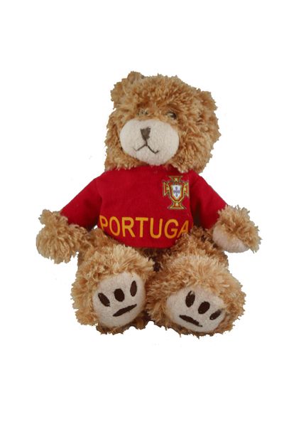 PORTUGAL RONALDO #7 FIFA SOCCER WORLD CUP BIG 18" INCHES LARGE JERSEY BEAR .. GREAT QUALITY .. NEW AND IN A PACKAGE