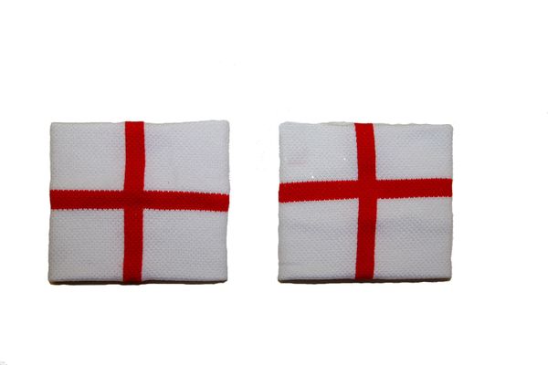 ENGLAND COUNTRY FLAG WRISTBAND SWEATBAND .. HIGH QUALITY .. NEW AND IN A PACKAGE