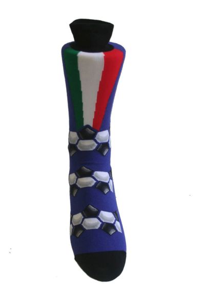 ITALY COUNTRY FLAG FIFA WORLD CUP SOCKS .. HIGH QUALITY ..NEW AND IN A PACKAGE