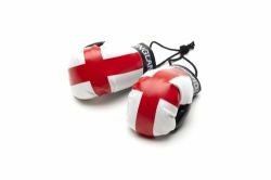 ENGLAND COUNTRY FLAG MINI BOXING GLOVERS .. HIGH QUALITY .. NEW AND IN A PACKAGE