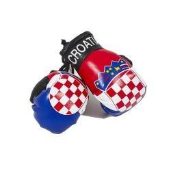 CROATIA COUNTRY FLAG MINI BOXING GLOVERS .. HIGH QUALITY .. NEW AND IN A PACKAGE