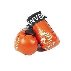 NETHERLANDS ORANGE KNVB LOGO FIFA WORLD CUP MINI BOXING GLOVERS .. HIGH QUALITY .. NEW AND IN A PACKAGE