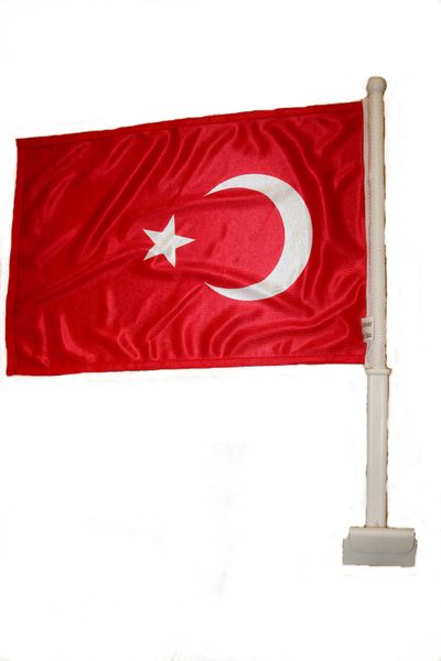 TURKEY COUNTRY CAR HEAVY DUTY FLAG ..12" X 18" INCHES .. NEW AND IN A PACKAGE