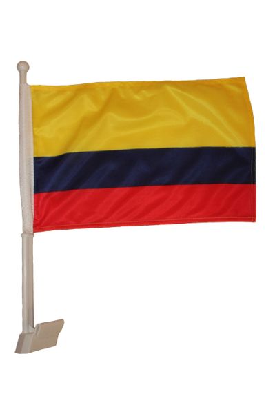 COLOMBIA COUNTRY CAR HEAVY DUTY FLAG .. 12" X 18" INCHES .. NEW AND IN A PACKAGE