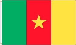 CAMEROON LARGE 3' X 5' FEET COUNTRY FLAG BANNER .. NEW AND IN A PACKAGE
