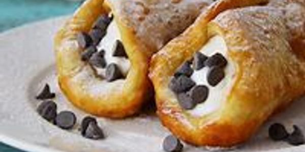 Cream and Chocolate Chip filled fried Pie Crust Italian Dessert.
$20 per Dozen