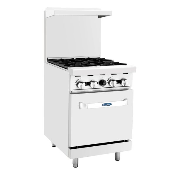 Atosa USA ATO4B 24Inch Four Burner Propane Gas Restaurant Range