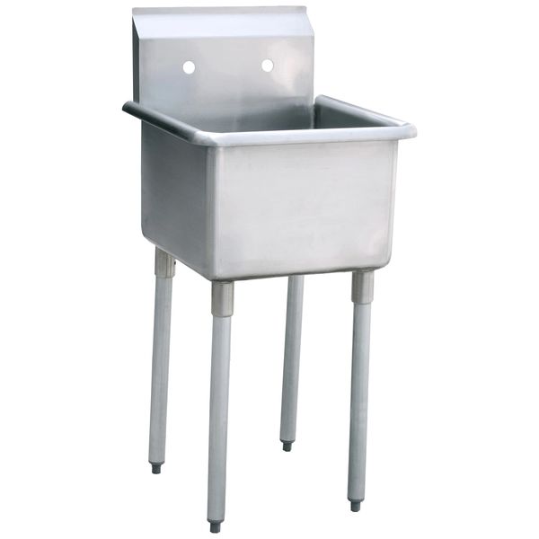 Atosa Usa Mrs 1 Mop Mop Sink 18 Gauge Stainless Steel Hand Sink 1 Compartment