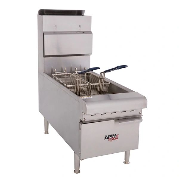 Apw Wyott Apw 25c 25lb Countertop Deep Fryer Propane Restaurant