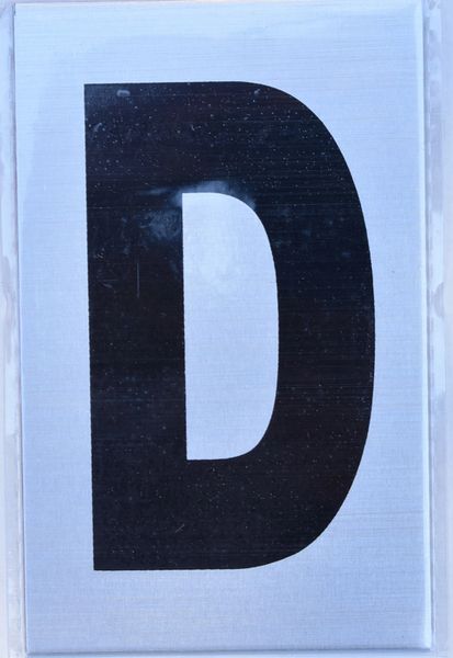 DOB SIGN LETTER D SIGN quot D quot LETTER SIGN ALUMINUM SIGNS 4x2 5 DOB 