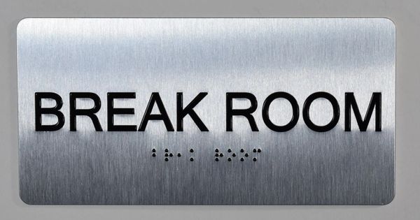 BREAK ROOM Sign ADA SIGN The sensation line DOB SIGNS NYC YOUR OFFICIAL STORE FOR NYC DOB