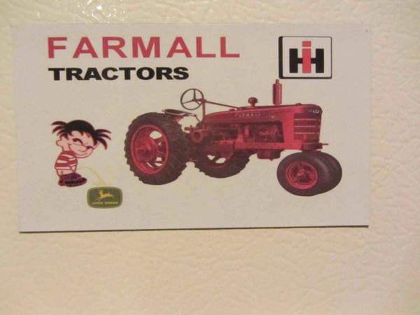 FARMALL TRACTORS Fridge/toolbox magnet