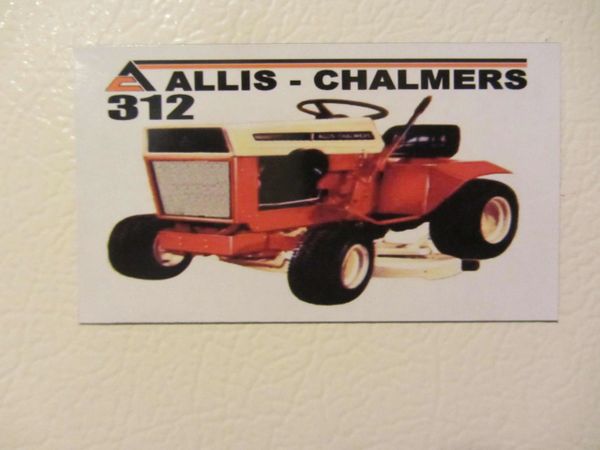 ALLIS CHALMERS 312 Fridge/toolbox magnet