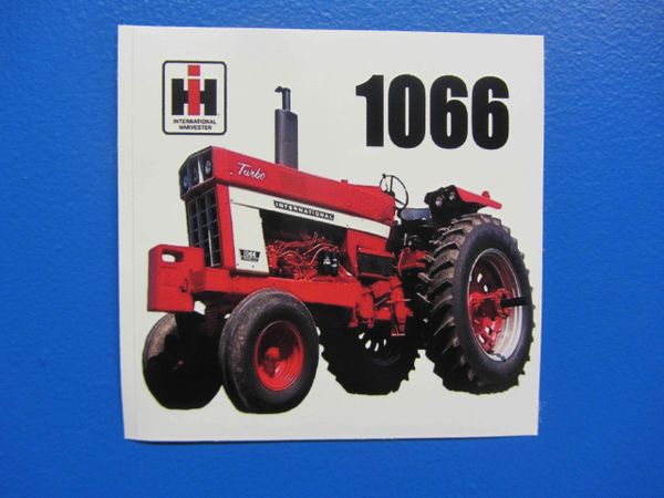 IH 1066 Bumper sticker