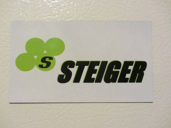 STEIGER LOGO Fridge/toolbox magnet