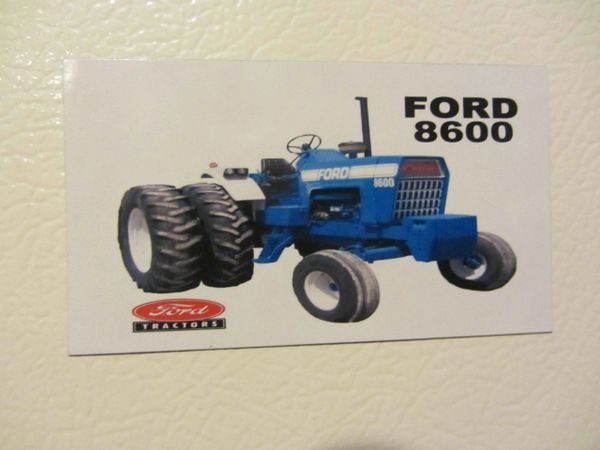FORD 8600 WITH DUALS Fridge/toolbox magnet