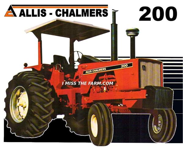 ALLIS CHALMERS 200 (2 POST CANOPY) TEE SHIRT