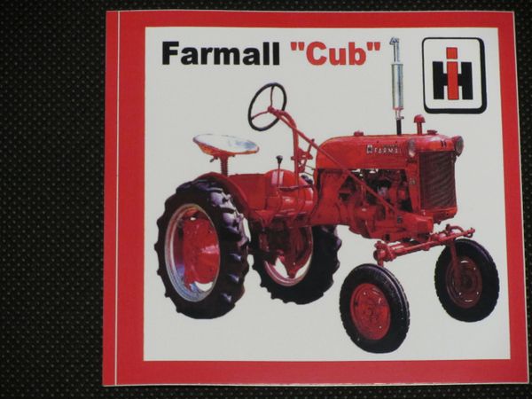 FARMALL CUB Bumper sticker
