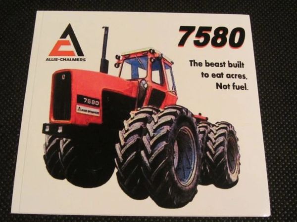ALLIS CHALMERS 7580 Bumper sticker