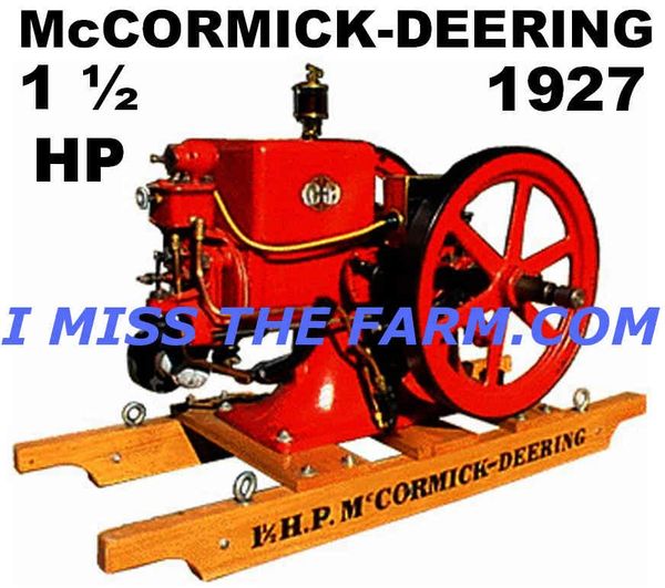 McCORMICK DEERING ENGINE COFFEE MUG