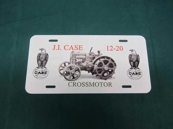 CASE 12-20 CROSSMOTOR LICENSE PLATE