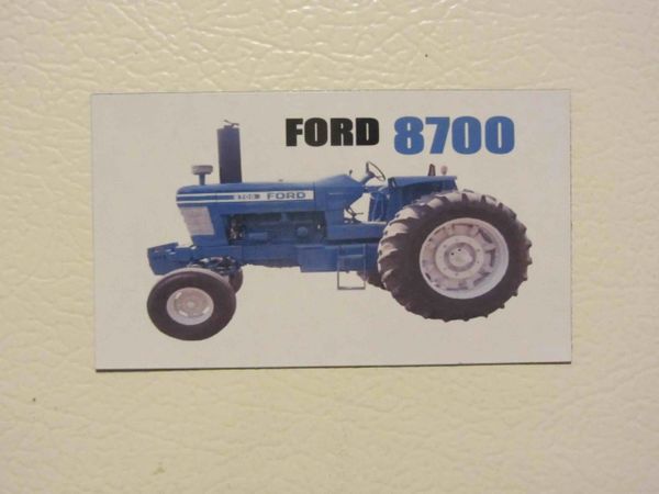 FORD 8700 (open station) Fridge/toolbox magnet