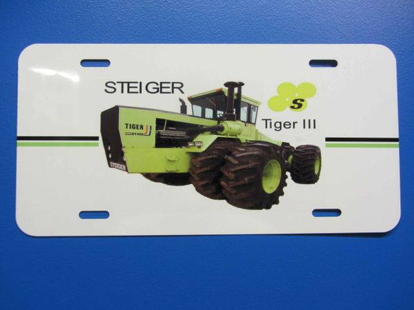 STEIGER TIGER III LICENSE PLATE