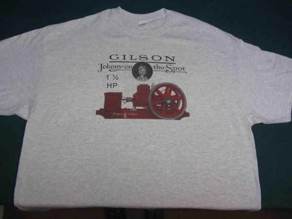 GILSON 1 1/2 HP ENGINE TEE SHIRT