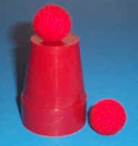 Chop Cup - Plastic with Crotchet Balls