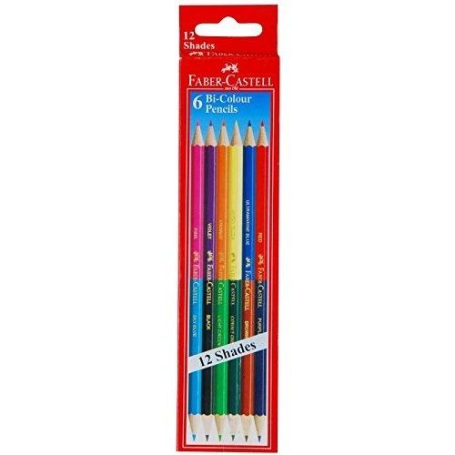 faber castell bi colour pencils
