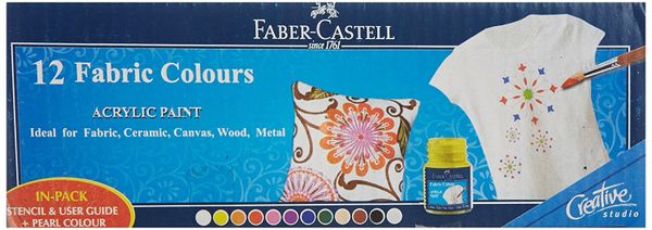  Faber  Castell  Acrylic  Paint  12  Shades  A Trusted Online 