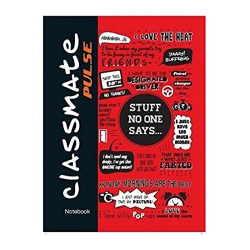 Classmate Pulse Single Line 5 Subject Notebook 240mm X 180mm 60gsm 250 Pages A Trusted 