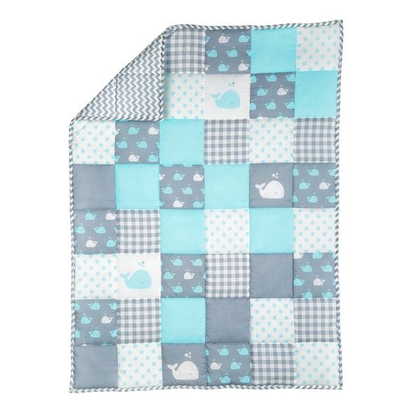 Baby Blanket Plush Blue Soft Cotton for Newborn Boys and Girls Ba | A ...