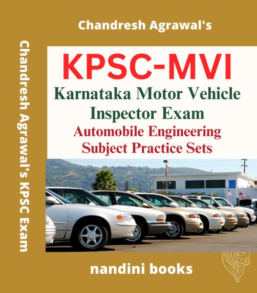 KPSC MVI Exam-Karnataka Motor Vehicle Inspector Exam-Automobile Engineering Subject Practice Sets Book