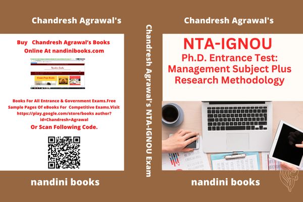 NTA-IGNOU Ph.D. Entrance Test: Management Subject Plus Research Methodology