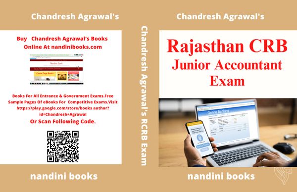 RCRB Junior Accountant Exam PDF-Rajasthan Cooperative Recruitment Board Exam eBook PDF