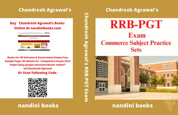 RRB-PGT Exam PDF-Commerce Subject Only eBook PDF