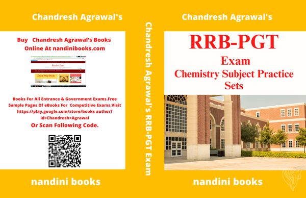 RRB-PGT Exam PDF-Chemistry Subject Only eBook PDF