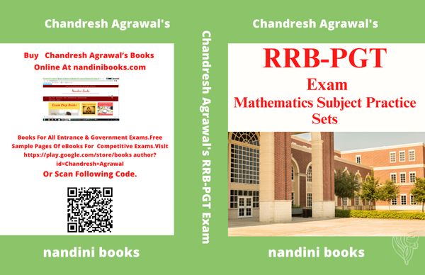 RRB-PGT Exam PDF-Mathematics Subject Only eBook PDF