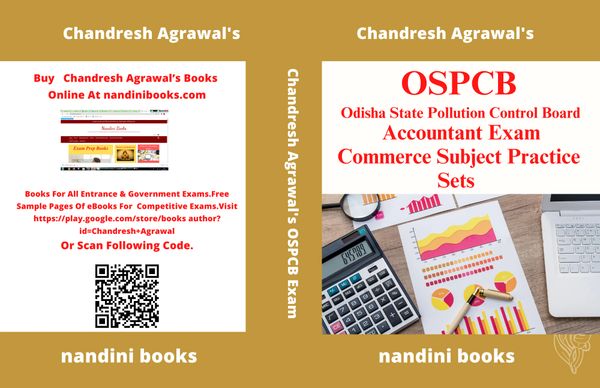 OSPCB Accountant Exam PDF-Odisha State Pollution Control Board Exam PDF-Commerce Subject Practice Sets Only PDF