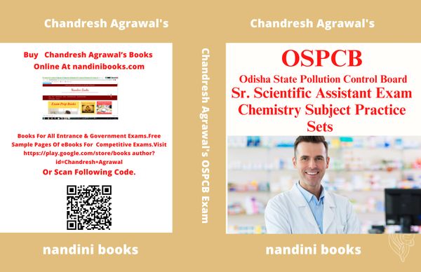 OSPCB Senior Scientific Assistant Exam PDF-Odisha State Pollution Control Board Exam PDF-Chemistry Subject Practice Sets Only PDF