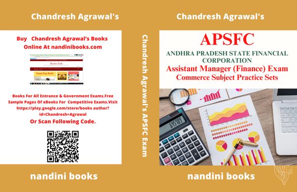 APSFC Assistant Manager-Finance Exam PDF-Andhra Pradesh State Finance Corporation Exam-Commerce Subject Practice Sets Only PDF