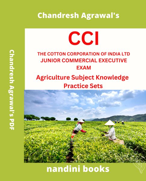CCI Exam PDF-Junior Commercial Executive Exam-Agriculture Subject Practice Sets PDF eBook