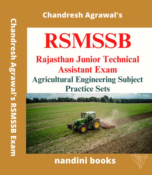 RSMSSB JTA Exam PDF-Rajasthan Junior Technical Assistant Exam PDF-Agricultural Engineering Subject Practice Sets PDF