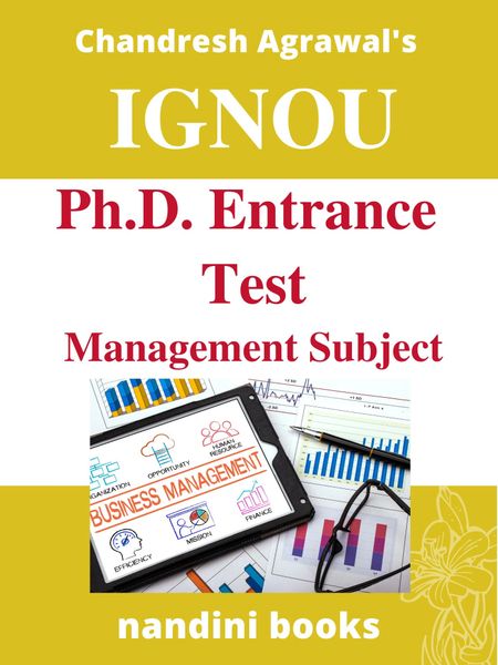 IGNOU Ph.D. Entrance Test PDF-Management Subject Only PDF