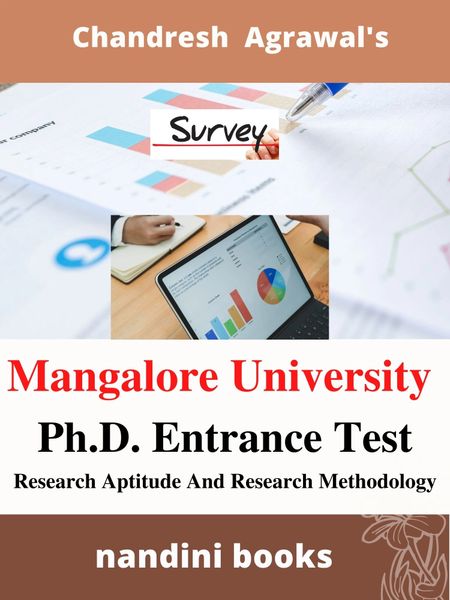 Mangalore University Ph.D. Entrance Test PDF-Research Aptitude Subject Only PDF