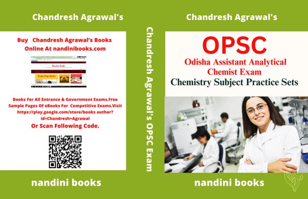OPSC Exam PDF-Assistant Analytical Chemist Exam-Chemistry Subject Only PDF