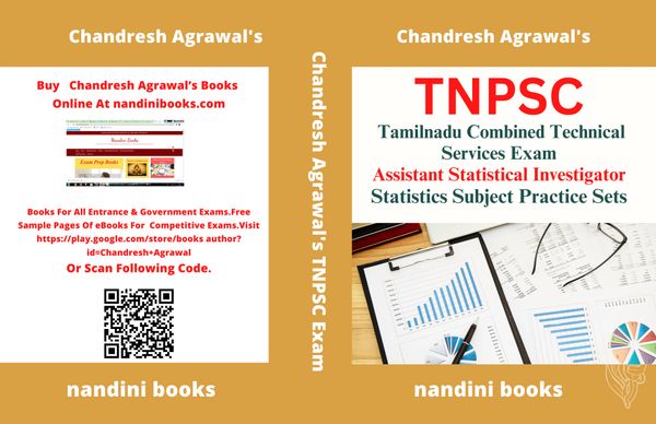 TNPSC Exam PDF-Tamilnadu Combined Technical Services Exam -Assistant Statistical Investigator-Statistics Subject PDF Only