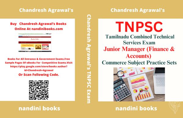 TNPSC Exam PDF-Tamilnadu Combined Technical Services Exam -Junior Manager (Finance & Accounts)-Commerce Subject PDF Only